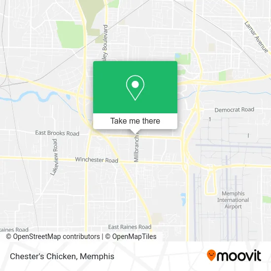 Chester's Chicken map
