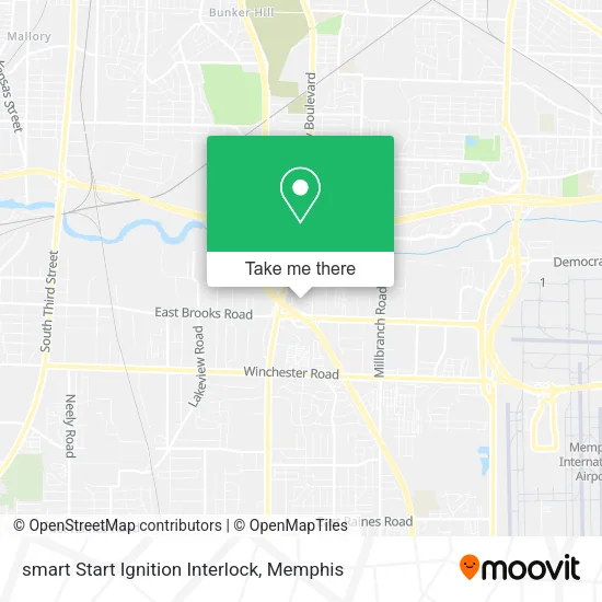 Mapa de smart Start Ignition Interlock