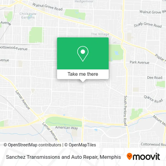 Mapa de Sanchez Transmissions and Auto Repair