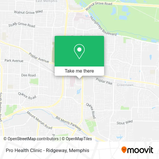 Mapa de Pro Health Clinic - Ridgeway