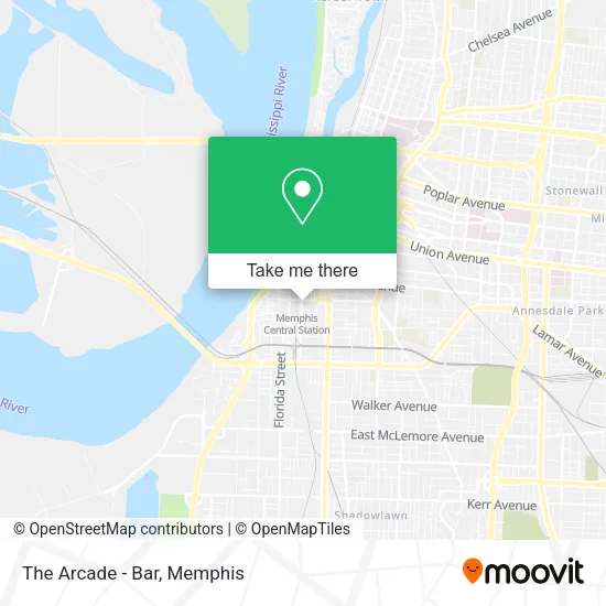 The Arcade - Bar map
