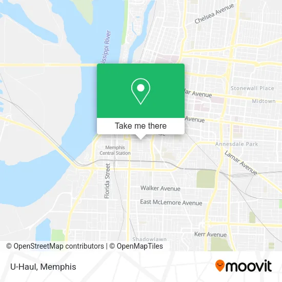 Mapa de U-Haul