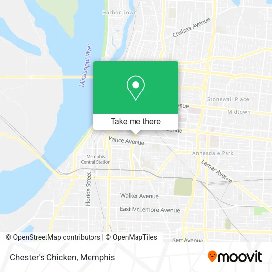 Mapa de Chester's Chicken