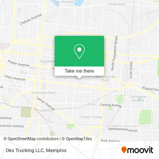 Mapa de Oks Trucking LLC