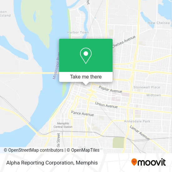 Mapa de Alpha Reporting Corporation