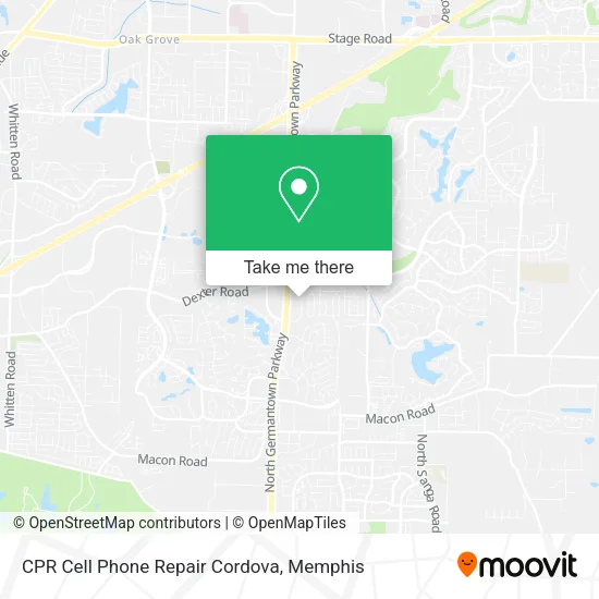 CPR Cell Phone Repair Cordova map