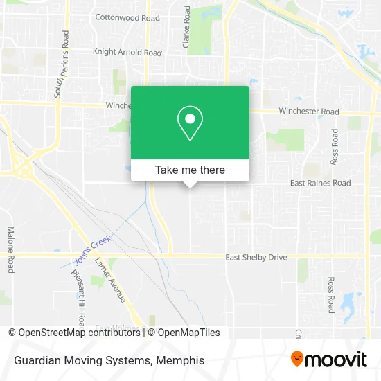 Guardian Moving Systems map