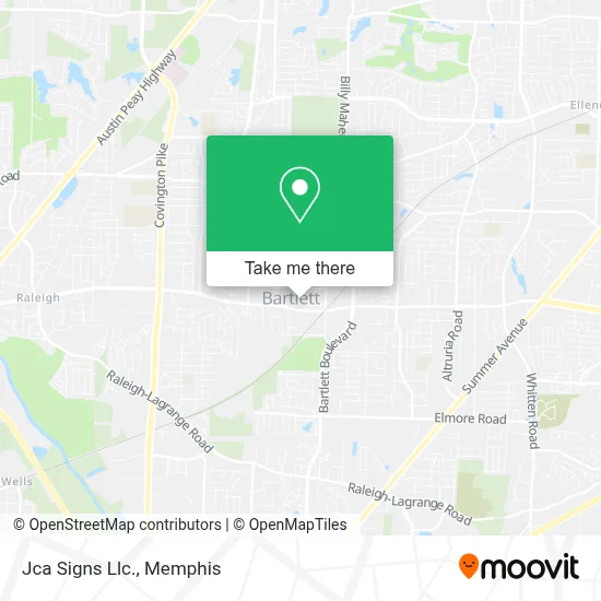 Jca Signs Llc. map