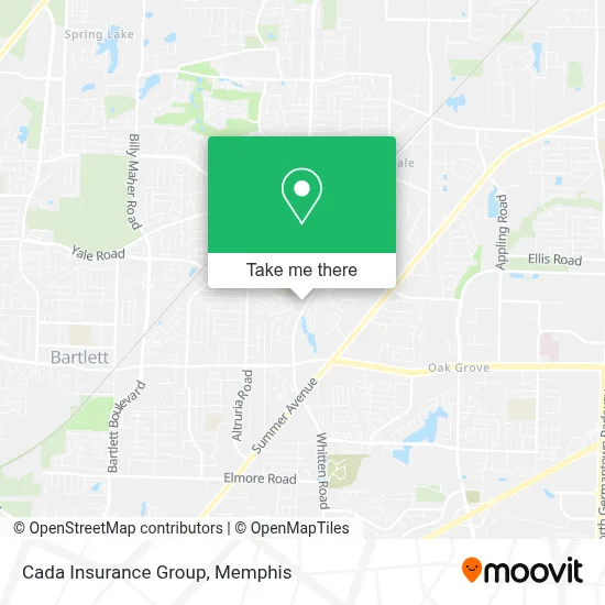 Cada Insurance Group map