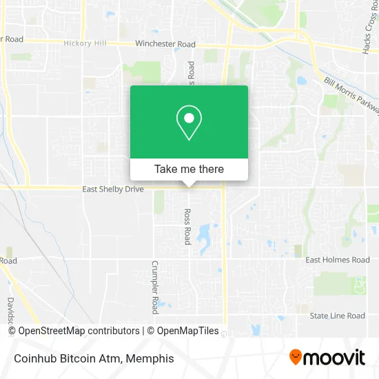 Coinhub Bitcoin Atm map