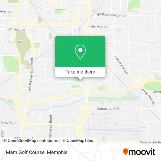 Mam Golf Course map