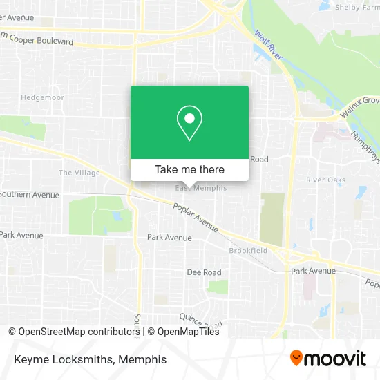 Keyme Locksmiths map