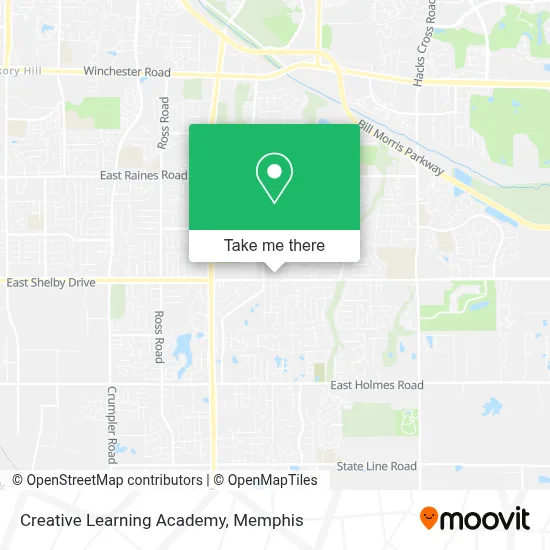 Creative Learning Academy map