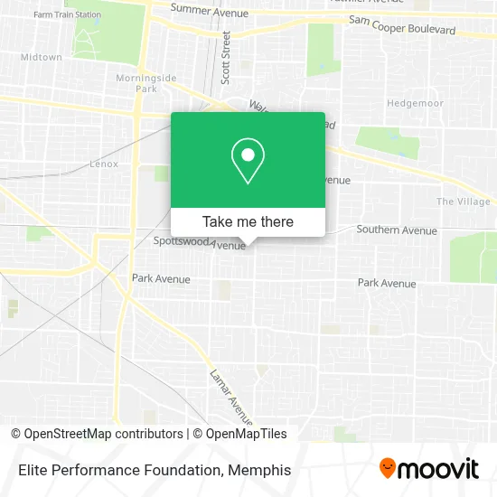 Elite Performance Foundation map
