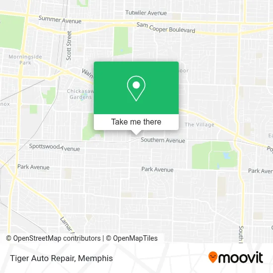 Tiger Auto Repair map