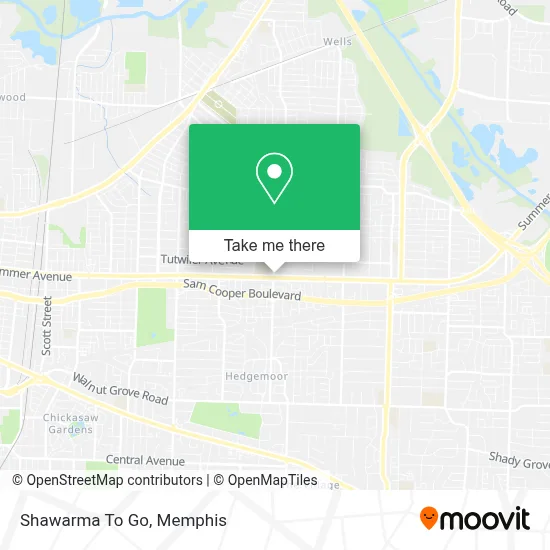 Shawarma To Go map