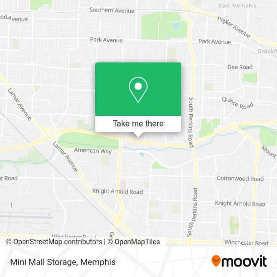 Mini Mall Storage map