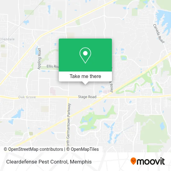 Cleardefense Pest Control map