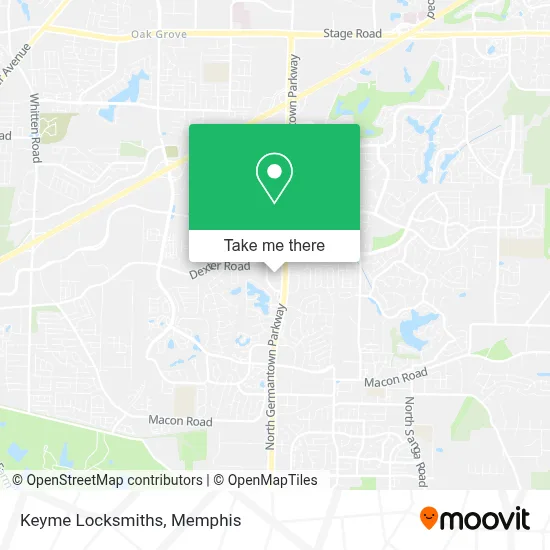 Keyme Locksmiths map