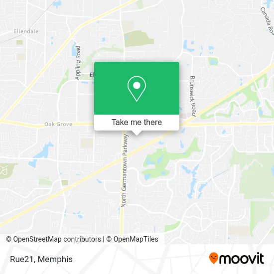 Rue21 map