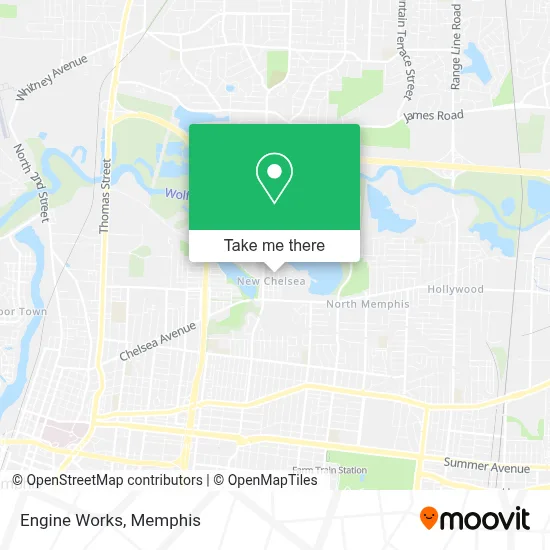 Engine Works map