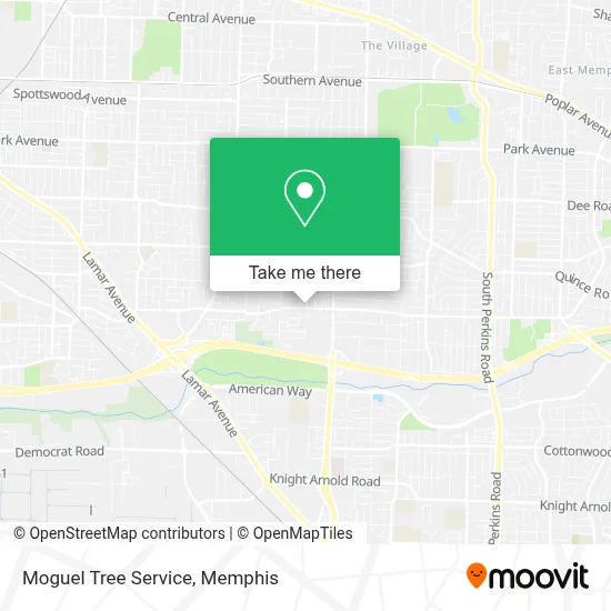 Moguel Tree Service map