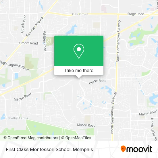 First Class Montessori School map