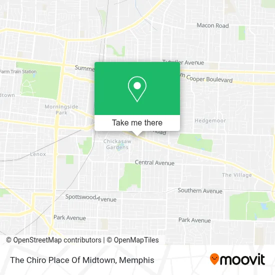 The Chiro Place Of Midtown map