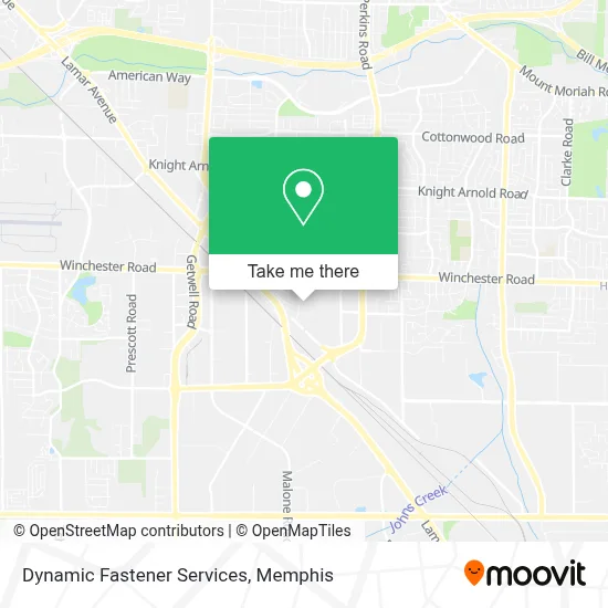 Dynamic Fastener Services map