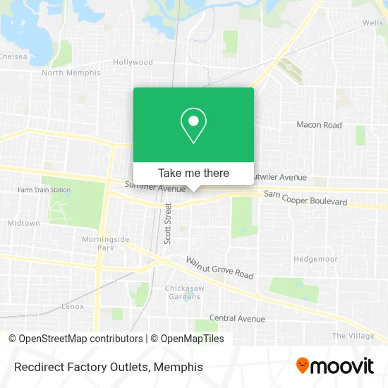 Recdirect Factory Outlets map