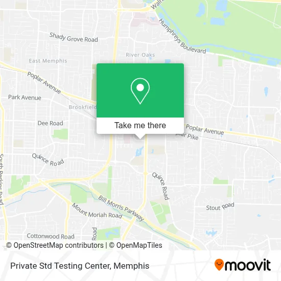 Private Std Testing Center map