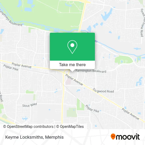 Keyme Locksmiths map