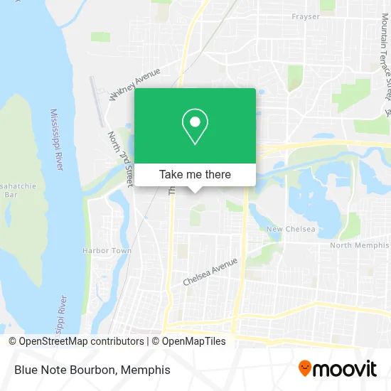 Blue Note Bourbon map