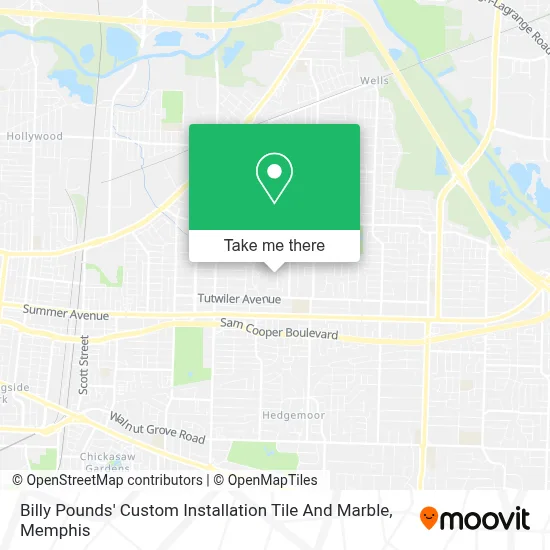 Billy Pounds' Custom Installation Tile And Marble map