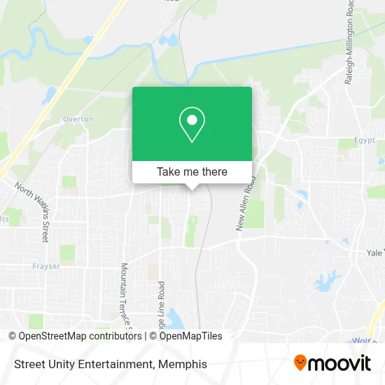 Street Unity Entertainment map