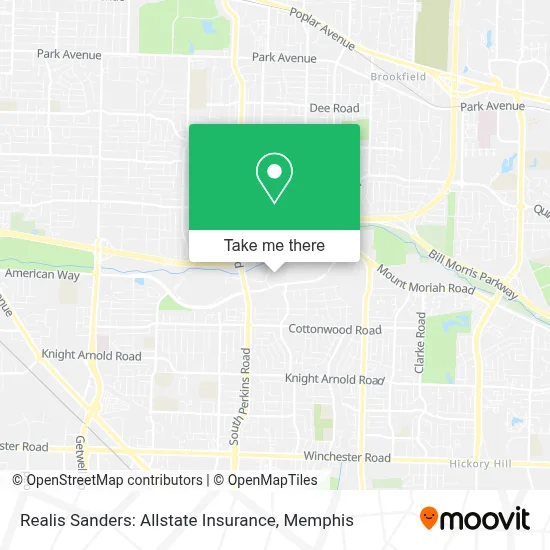 Realis Sanders: Allstate Insurance map