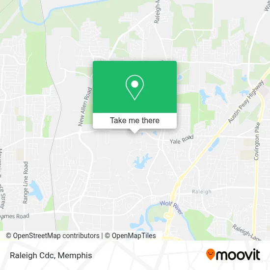Raleigh Cdc map