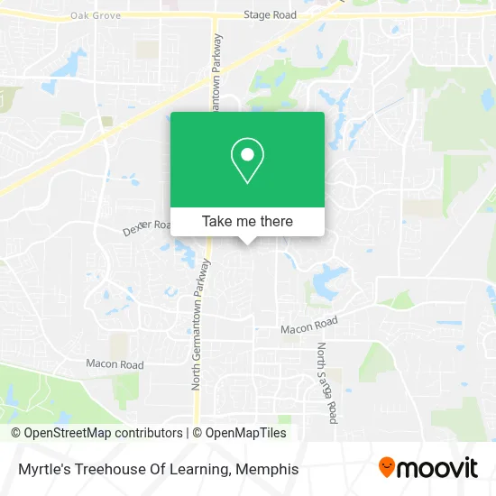 Myrtle's Treehouse Of Learning map