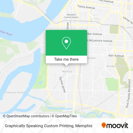 Graphically Speaking Custom Printing map