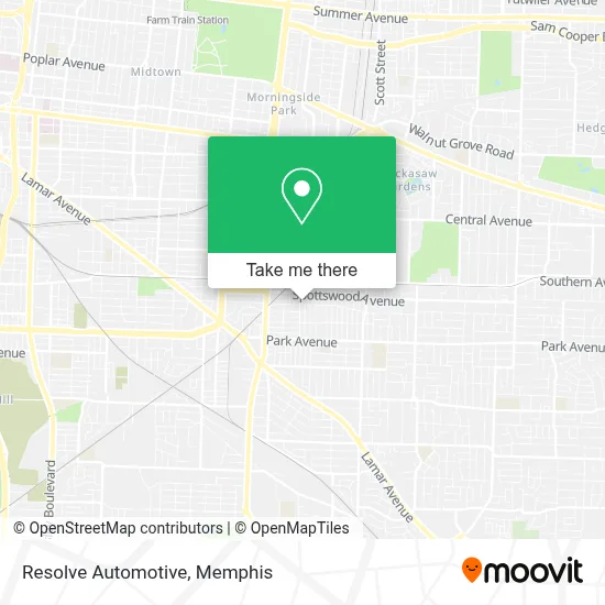 Resolve Automotive map