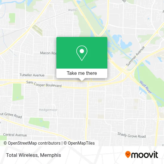 Total Wireless map
