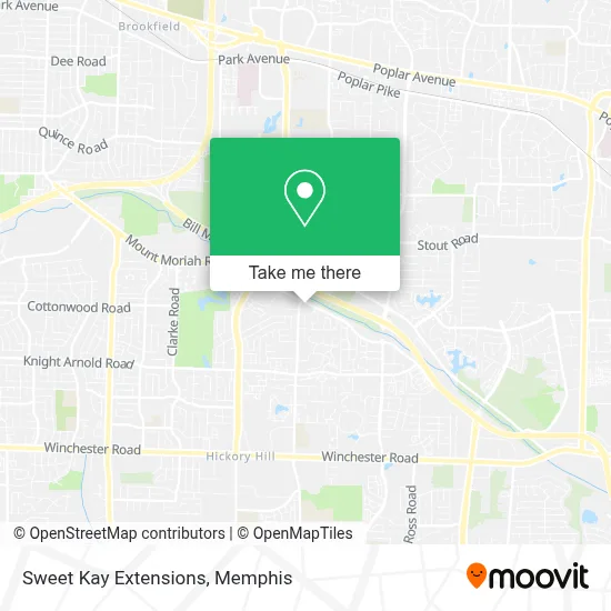 Sweet Kay Extensions map