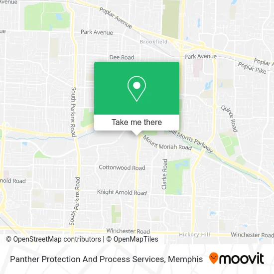 Panther Protection And Process Services map