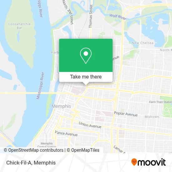 Chick-Fil-A map