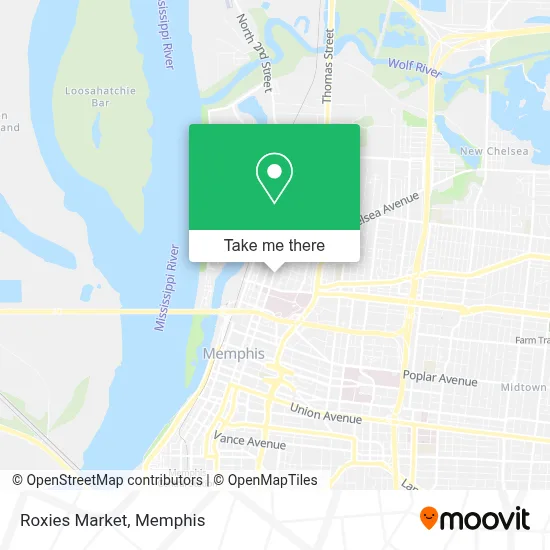 Roxies Market map