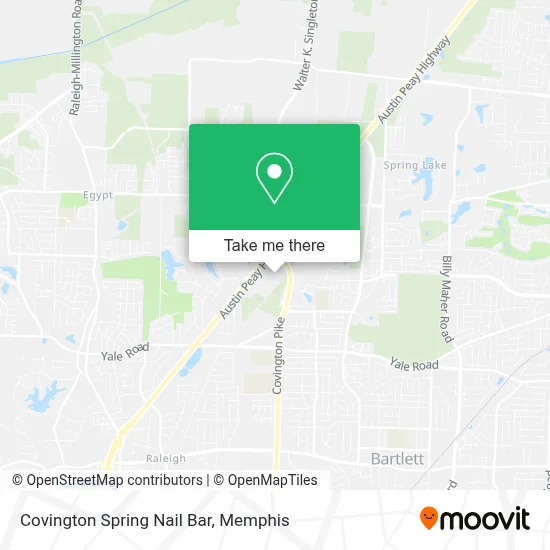 Covington Spring Nail Bar map