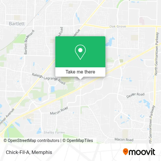Chick-Fil-A map