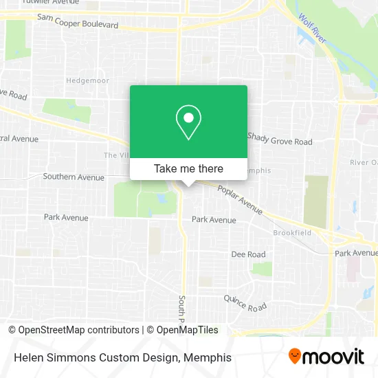 Helen Simmons Custom Design map