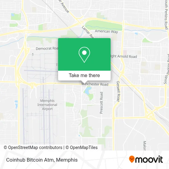 Coinhub Bitcoin Atm map