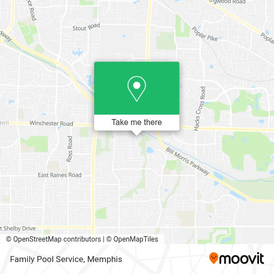 Family Pool Service map